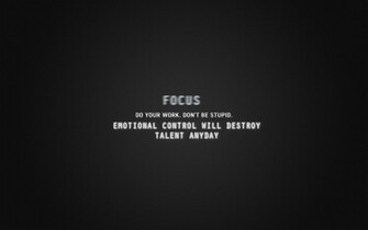 Focus Motivational Posters HD Wallpaper Background