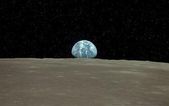 Wallpaper Nasa Apollo Earthrise From The Moon