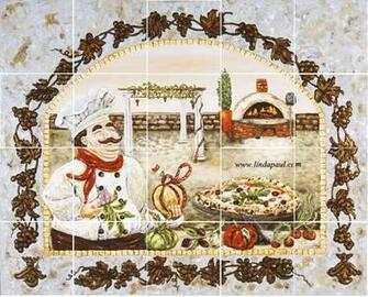 Go Back Gallery For Pizza Tile Wallpaper