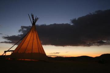 Brown Tipi Tent Image
