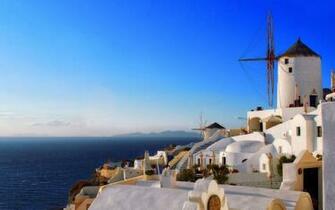 Santorini Wallpaper