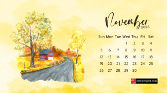 November Calendar Desktop Wallpaper Entheosweb