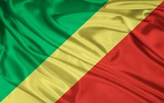 Congo Flag Wallpaper Stock Photos