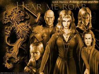 House Lannister A Song Of Ice And Fire Wallpaper