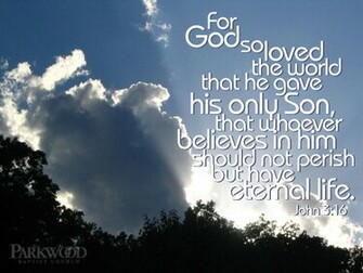 John Bible Verse Background Wallpaper Christian