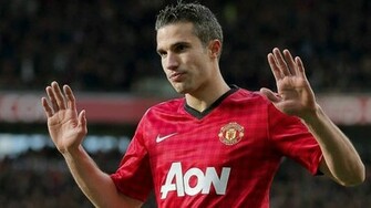 Robin Van Persie HD Wallpaper Black Sports Net