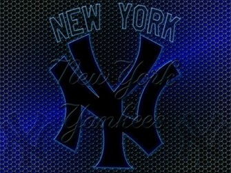New York Yankees Logo Grid Wallpaper