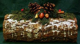 Wiccan Winter Solstice Wallpaper Yule Log