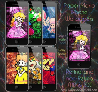 Paper Mario iPhone Wallpaper By Cenixnova