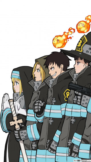 Fire Force Background Wallpaper