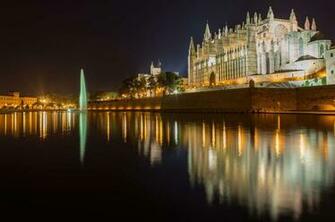 Architecture At Night Building Cathedral Church City Lights