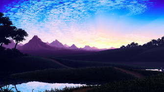 Pixel Nature Wallpaper