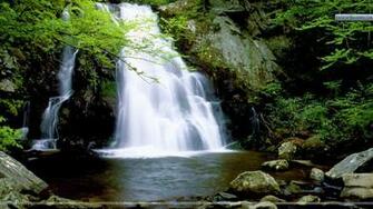 Waterfall Tennessee Mountains Smoky Wallpaper