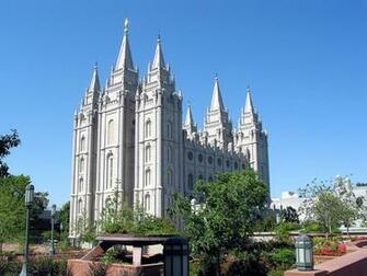 Templo De Salt Lake City Utah Wallpaper