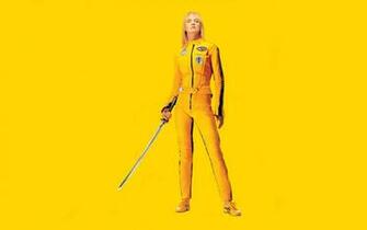 Photo Young Woman Kill Bill Uma Thurman Katana Warriors Celebrities