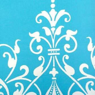 Turquoise And White Wallpaper On