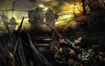 From Stalkers Action Rpg Games Wallpaper Image Featuring Stalker