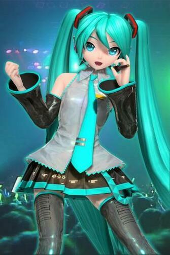 Hatsune Miku iPhone 4s Wallpaper Photo