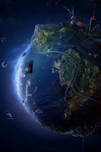 3d Earth Simply Beautiful iPhone Wallpaper