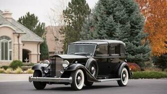 Wallpaper Packard Twelve Retro Classic Cars Front