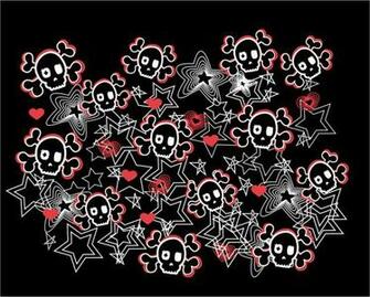 Cute Skull Wallpaper Skulls By Black Kitty4