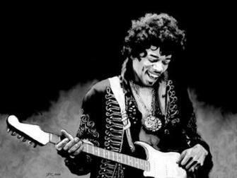 Jimi Hendrix Hard Rock Classic Blues Guitar Wallpaper