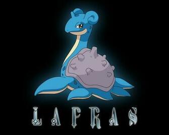 Pokemon Lapras Black Background Wallpaper High Quality