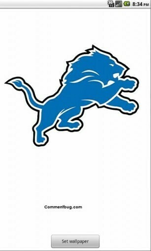 Bigger Detroit Lions Live Wallpaper For Android Screenshot