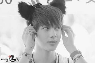 Bts Image Jin So Cute Meow O Wallpaper And Background