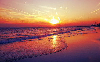 Most Beautiful Beach Sunset Wallpaper For Your Desktop