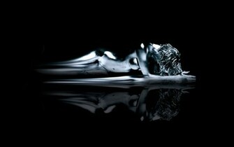 Chrome Woman Wallpaper Background Theme Desktop