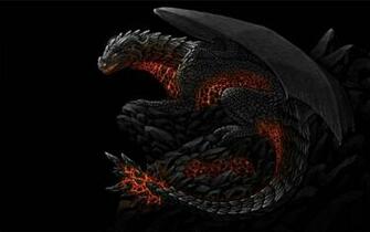 Black Dragon Dragons Wallpaper