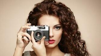 Cute Beautiful Camera Girl 1080p Wallpaper New HD