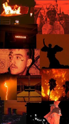 Lil Peep Orange Aesthetic Wallpaper Lilpeep