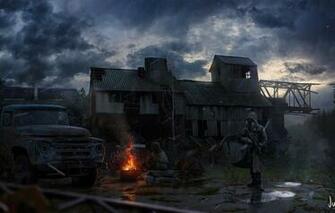 Wallpaper Concept Art Chernobyl Stalker Pripyat