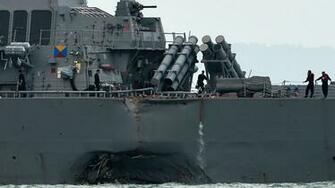 White House Wanted Warship Named For John Mccain Out Of Sight In