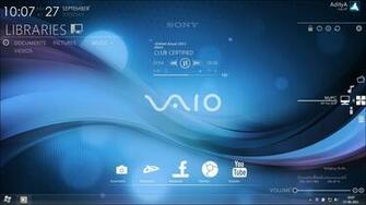 Sony Vaio Rainmeter Desktop By Ace7777