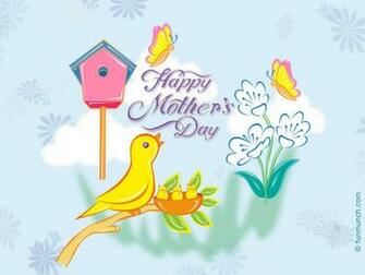 Mothers Day Cartoon Wallpaper Desktop Background