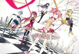 Wallpaper Mahou Shoujo Madoka Magica Akemi Homura Kaname