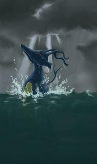 Kingdra By Goldenlionofra