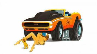 Truck Cartoon Wallpaper Musclecarwallpaperorg Picture