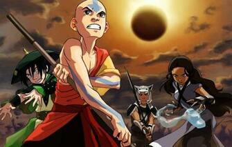 Wallpaper Avatar Toph Juice Aang Qatar Katara