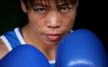 Mary Kom With Name Wallpaper Teahub Io