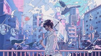 Admire The Tranquility Of An Aesthetic Anime Background