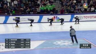 Olympic Short Track Speedskating Finals John Henry Krueger Is