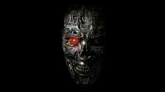 HD Background Terminator Robot Genisys Skull Face Machine Wallpaper