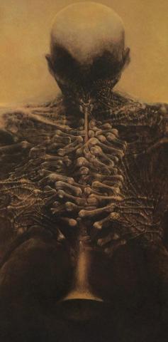 My Current Wallpaper The Trumpeter By Zdzislaw Beksinski R