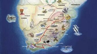 The Blue Train Route Map South Africa High Resolution 9efx
