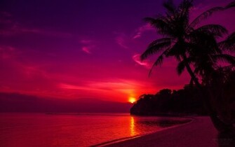 Thailand Beach Sunset Wallpaper HD