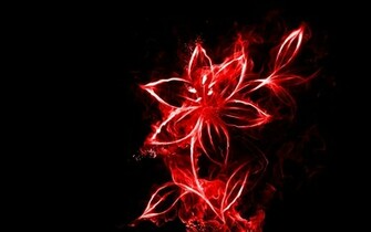 Red Fire Flower HD Wallpaper
